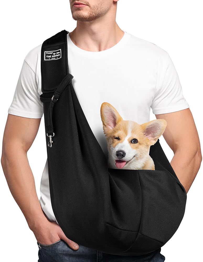 Adjustable Dog Carrier Bag Shoulder Tote for Outdoor Walking