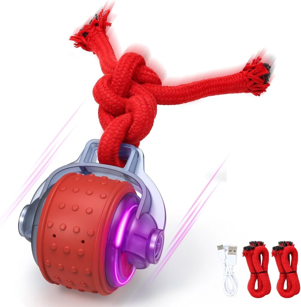 Smart Automatic Moving Dog Ball with Rope