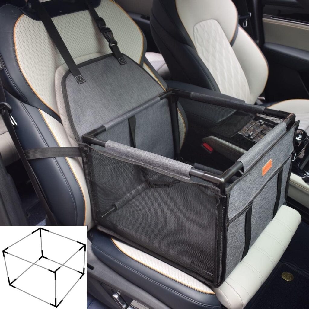 Waterproof Pet Dog Car Seat Booster Carrier Box