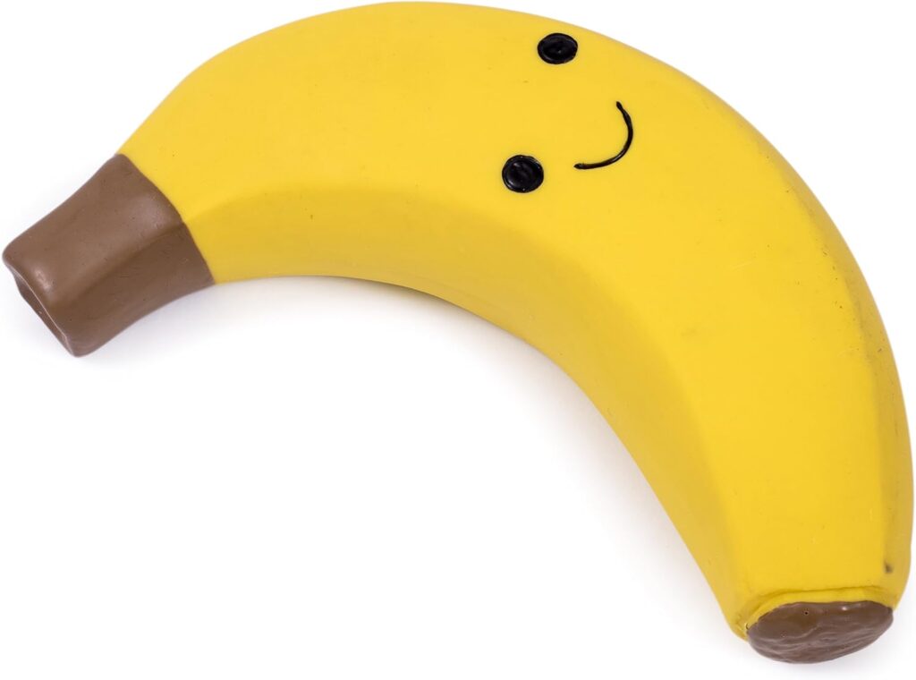 Petface Latex Banana Soft Chew Dog Toy